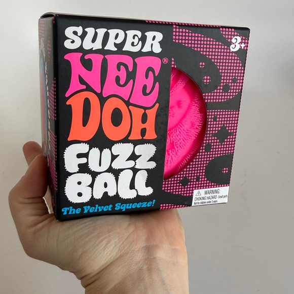 Nee Doh Super Fuzzball Pink - Picture 5 of 5